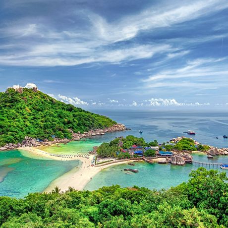 Die Insel Krabi im Westen Thailands