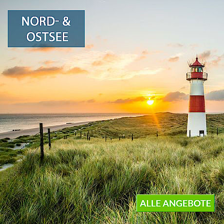 Nordsee und Ostsee guenstig buchen