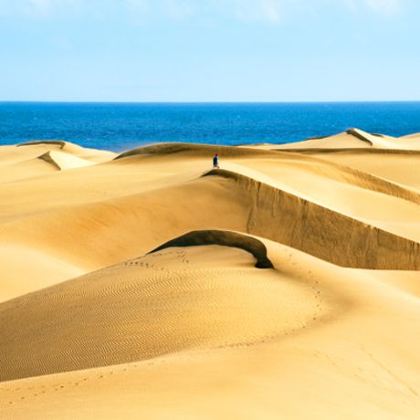 Weitläufige Sandstrände auf Gran Canaria