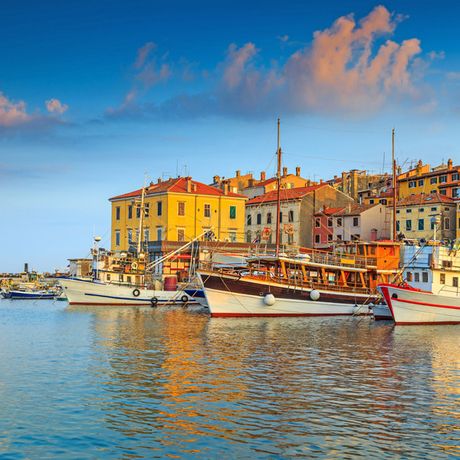 Wunderschöne Stadt Rovinj in Kroatien