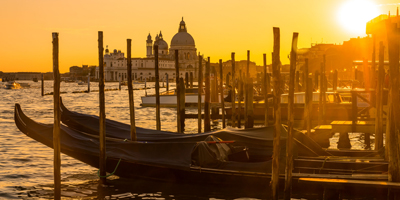 Gondeln in Venedig