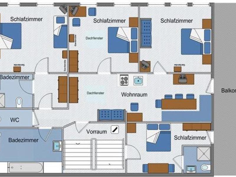 Appartementhaus im Winkel