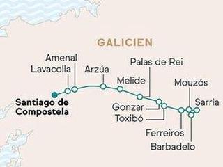 Wandern auf dem Jakobsweg: Camino Francés mit Gepäcktransport & Transfers (tt)