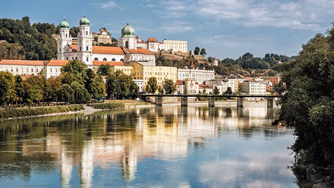 Passau Stadt und Donau
