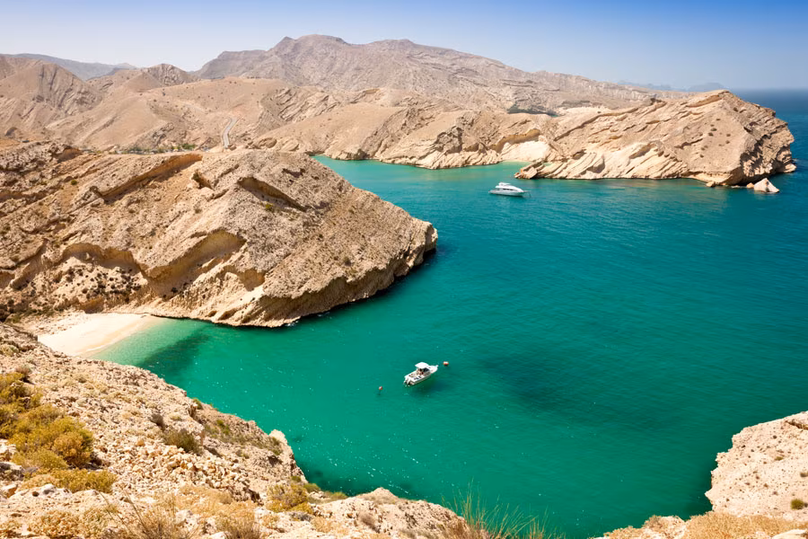 Oman Küste Lagune