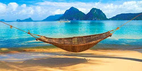 Hängematte am Strand