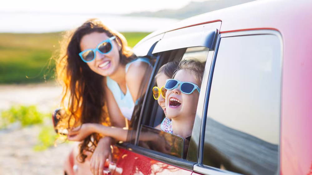 Familie Urlaub Auto