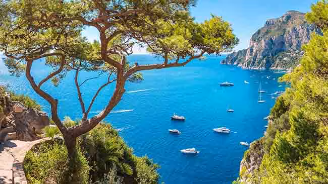 Italien, Bucht im Golfon Neapel