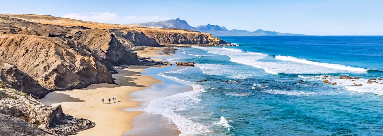 Spanien Kanarische Insel Küstenpanorama