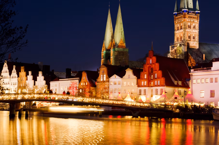 Lübeck Weihnachtsmarkt Deutschland