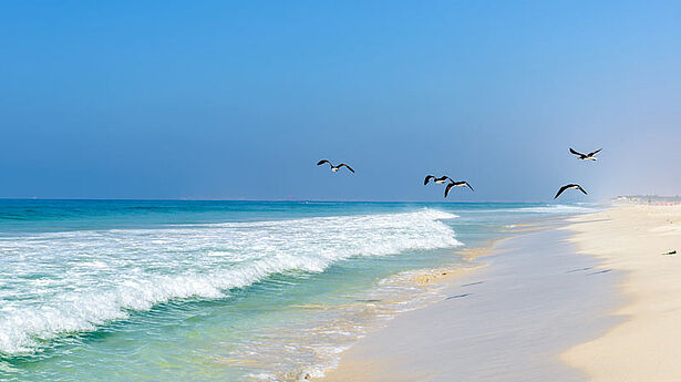 Karibischer Strand bei Salalah