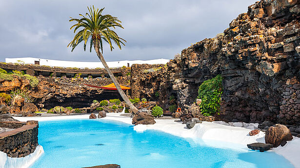 "Jameos del Agua" -  Pool in einer Vulkanhöhle