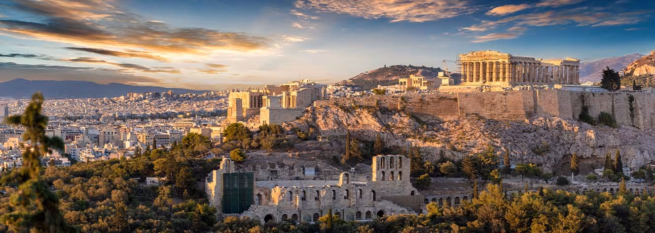 Athen Akropolis Sonnenuntergang