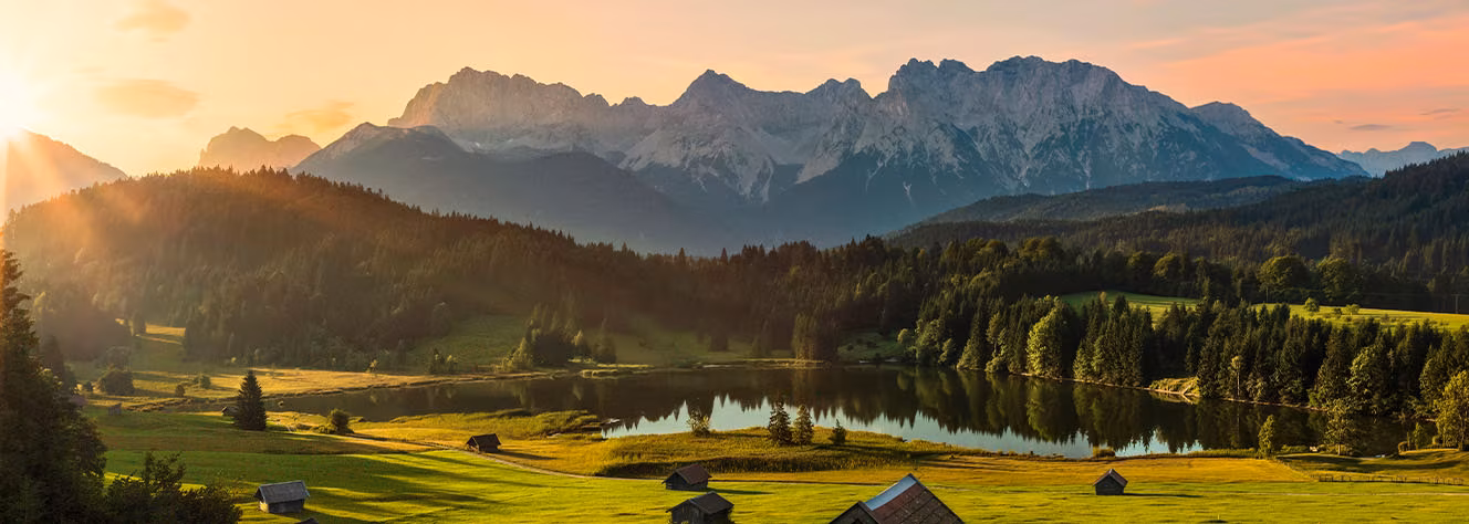 Deutschland Bayern Alpen