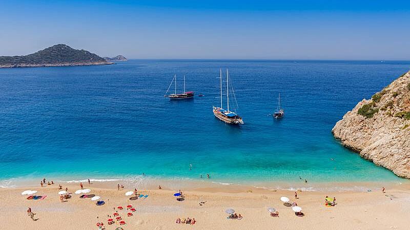 tuerkische riviera strand