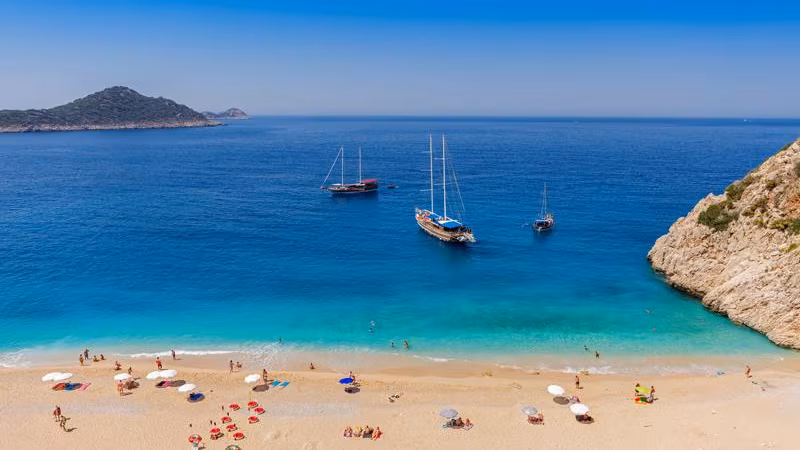 tuerkische riviera strand