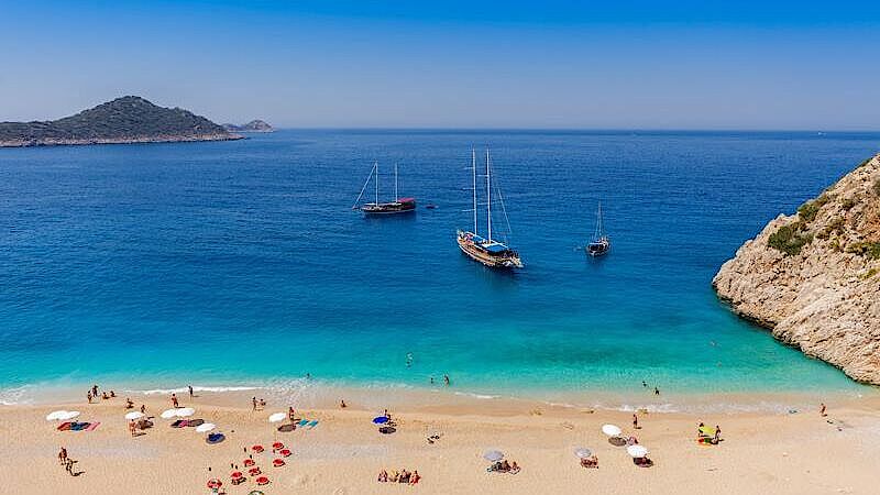 tuerkische riviera strand