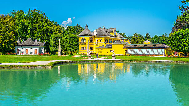 Schloss Hellbrunn Sommer Salzburg