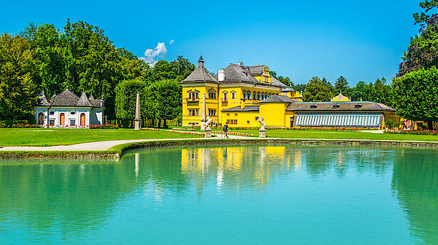 Schloss Hellbrunn Sommer Salzburg