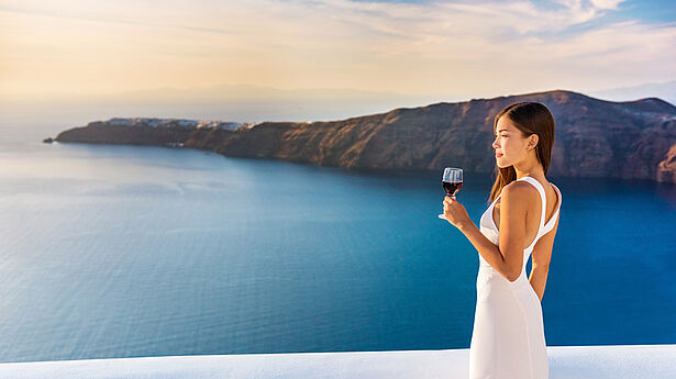 wein luxus meer griechenland