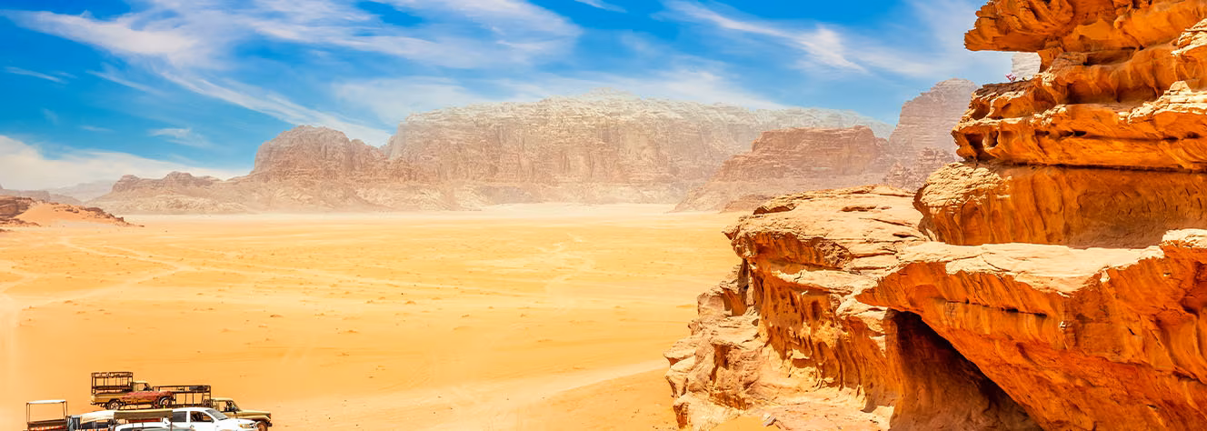 Jordanien Wüste Berge