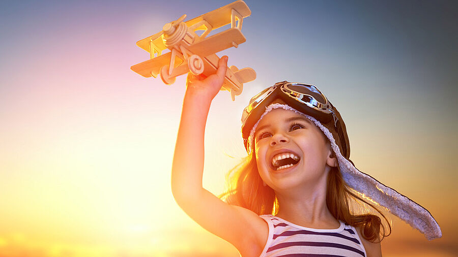 mit der Familie wegfliegen