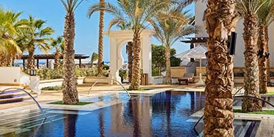 Ägypten, El Gouna, Pool im Ancient Sands Hotel