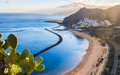 Teneriffa Strand Berge Dorf