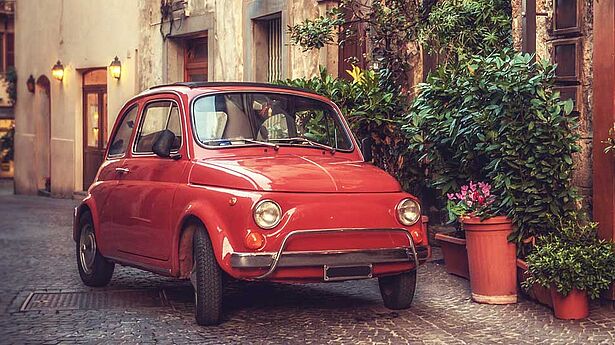 italien auto altstadt