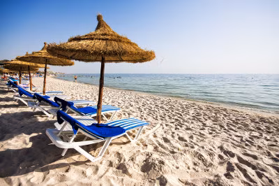 Strand Badereise