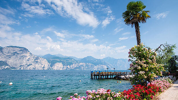 italien gardasee promenade