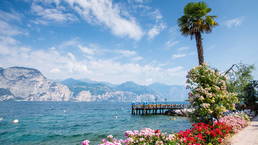 italien gardasee promenade