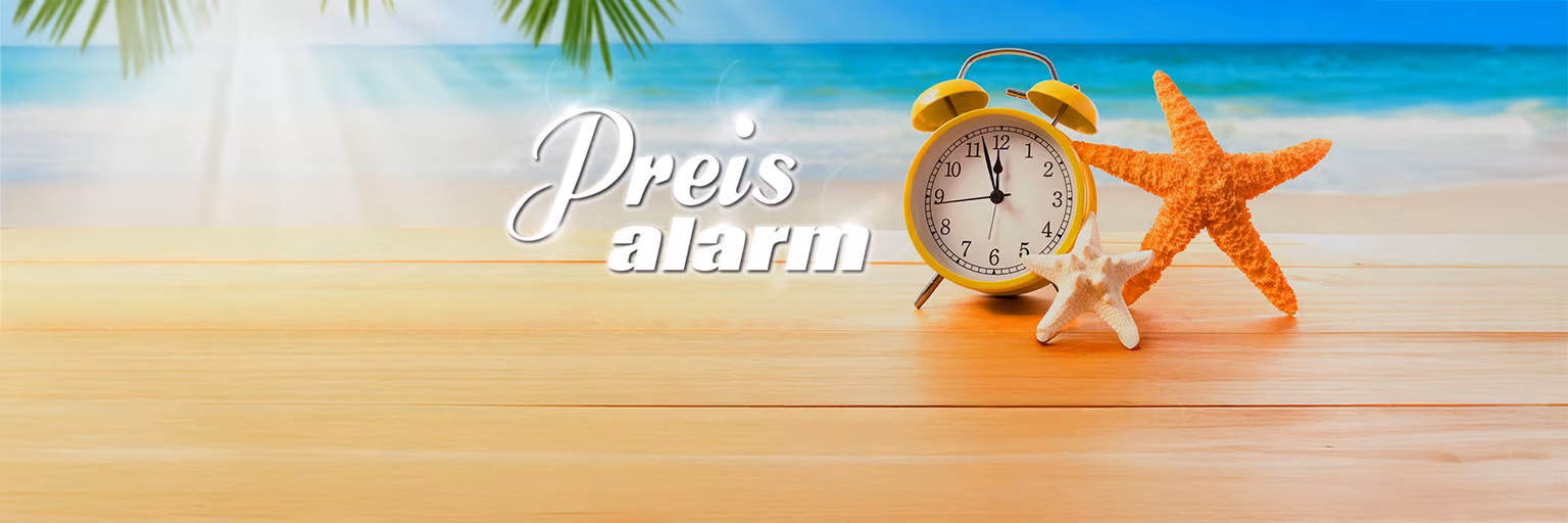 Preisalarm, Wecker am Strand