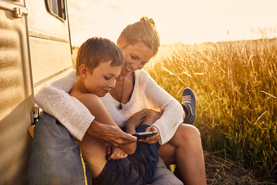 Campingurlaub Deutschland Familie