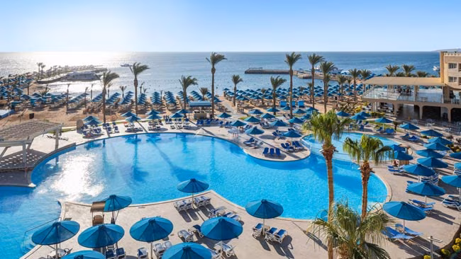 Ägypten - Beach Albatros Resort, Poolanlage mit Blick aufs Meer