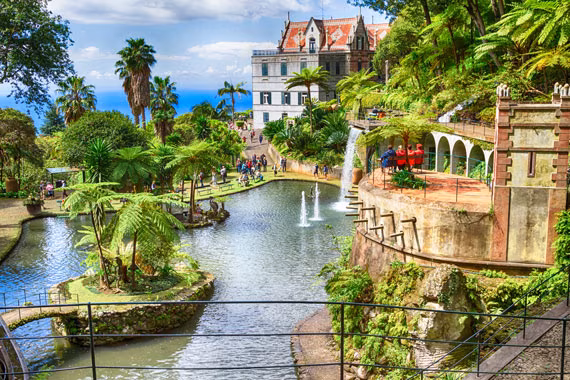 Portugal Madeira Wasserfall