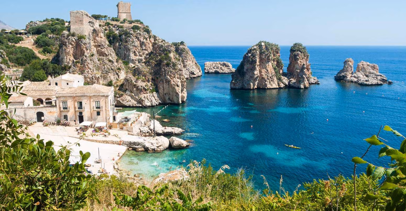 Sizilien Italien Felsen