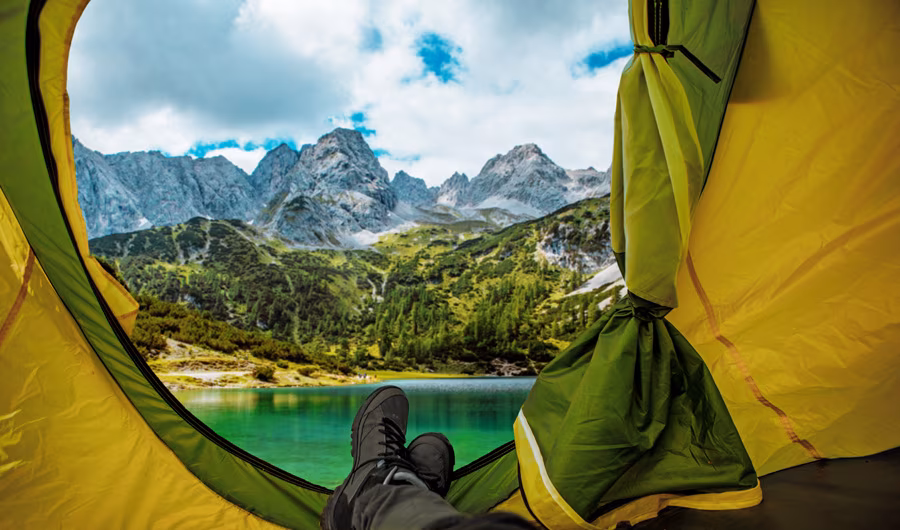 Camping Zelt See