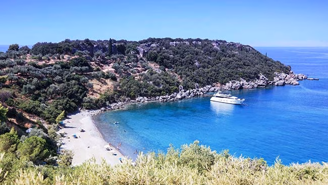 Bucht von Kalamata, Peloponnes, Griechenland
