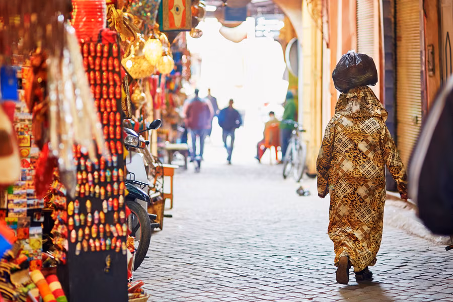 Marokko Markt Marrakesch