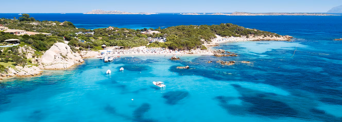 Italien Sardinien Küstenlinie