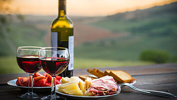 Italien Dolce Vita Wein Aussicht