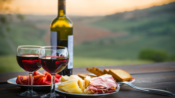 Italien Dolce Vita Wein Aussicht