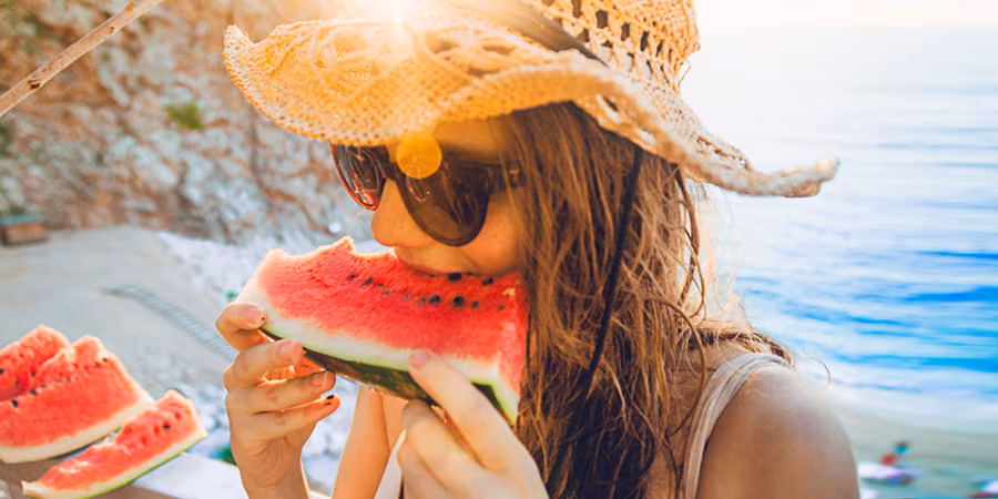 Frau Melone Türkei