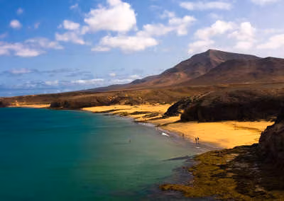 Lanzarote Strand Meer Berge
