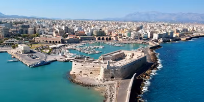 Hafen Heraklion auf Kreta, Griechenland