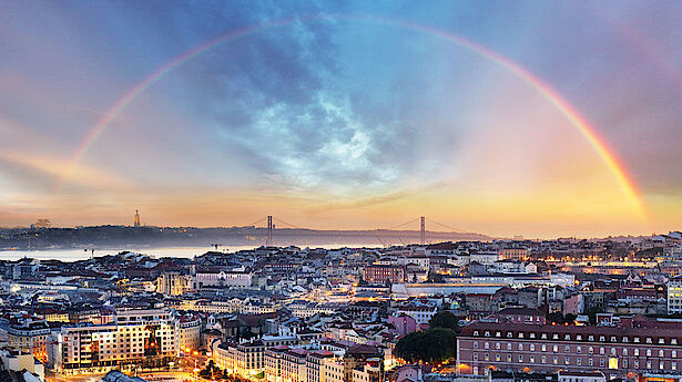 portugal regenbogen lissabon