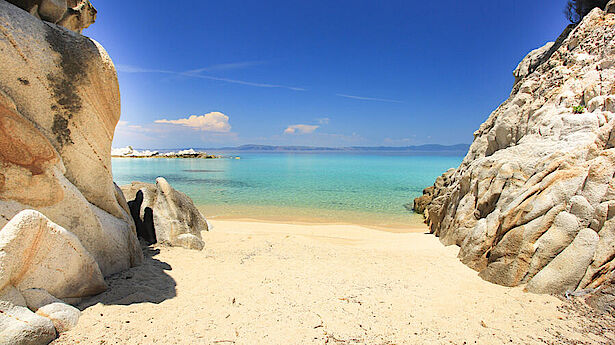 chalkidiki strand meer griechenland