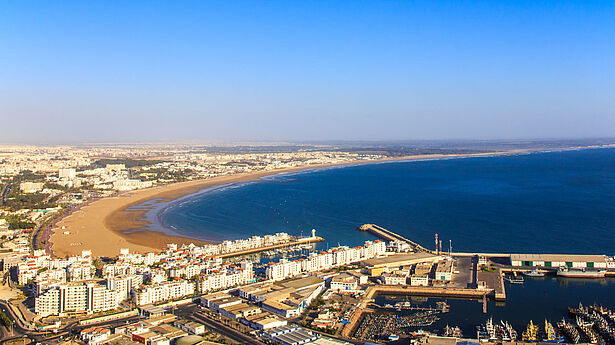 bucht agadir marokko