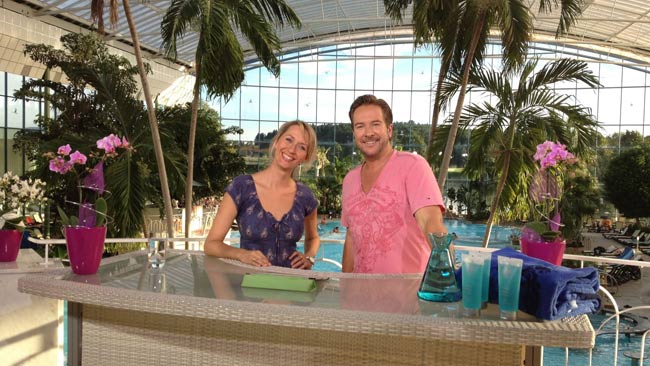 Melanie Benz und Kai Pätzmann live aus der Therme in Bad Wörishofen